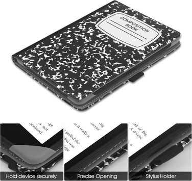 Чохол-книга для 6-дюймових eReaders: Kindle, Kobo, Tolino, Pocketbook, Sony. З підставкою та петлею для руки