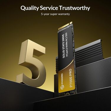 SSD Phixero P7000Pro 1TB M.2 NVMe PCIe Gen4x4 - 7000 МБ/с | Для PS5, геймінгу та редагування відео