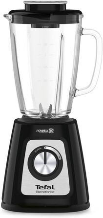 Блендер Tefal BL4358, стаціонарний, скляна чаша 1.75 л, чорний