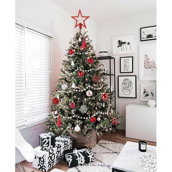 Новорічні кулі Рожево-золоті, 100 шт., діаметром 3, 4 та 6 см, набір прикрас для ялинки, пластикові, для різдвяного декору