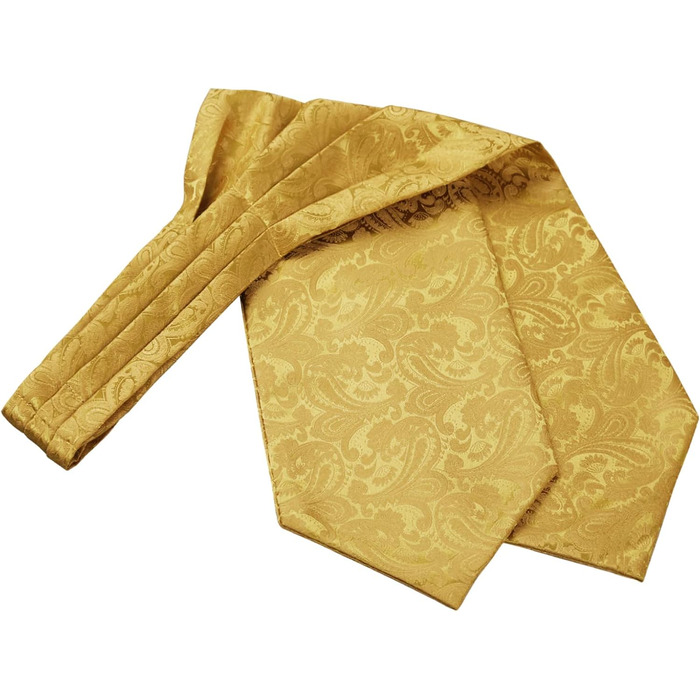 Набір краватка-хустинка Alizeal Paisley (Золотисто-оливковий) для чоловіків