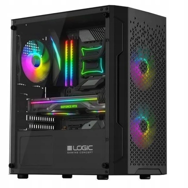 Корпус для комп'ютера Logic Concept Aramis AGRB Mini Tower, чорний