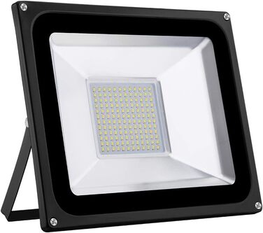 LED Floodlight Outdoor | Outdoor Floodlight | LED Spotlight Floodlight Floodlight Outdoor Spotlight Cool White | Super Bright 10000LM 6000K Cool White IP65 Waterproof Floodlight Wall Light for Garden Sports Field (100W, Warm White)