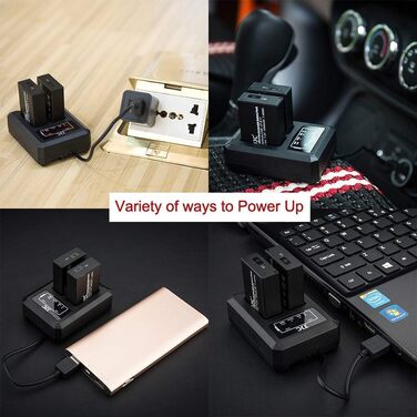 Зарядний пристрій LP-E17 USB Dual для Canon EOS R10, RP, M6, M6 Mark II, M5, M3, 77D, 850D, 800D, 760D, 750D, 250D, 200D II, 200D камери Canon