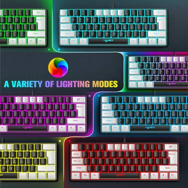 Ігрова комбінація клавіатури та миші XINMENG з RGB-підсвічуванням, миспад, 3600 DPI, серія Panda, для PS4/Windows/PC/Mac/Laptop, чорний