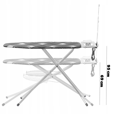 Прасьольна дошка стандартна Kadax, 120 см x 38 см