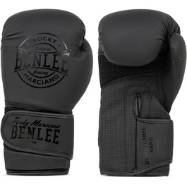 Боксерські рукавички BENLEE з екошкіри, 14 oz, чорні