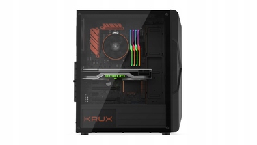 Корпус Krux Astral ARGB Midi Tower, чорний