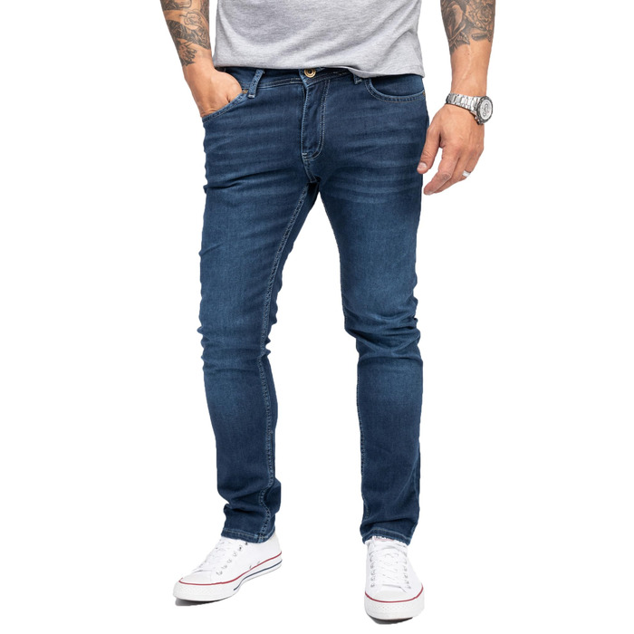 Чоловічі джинси Rock Creek Slim Fit M21 сині, 32W/36L, Denim