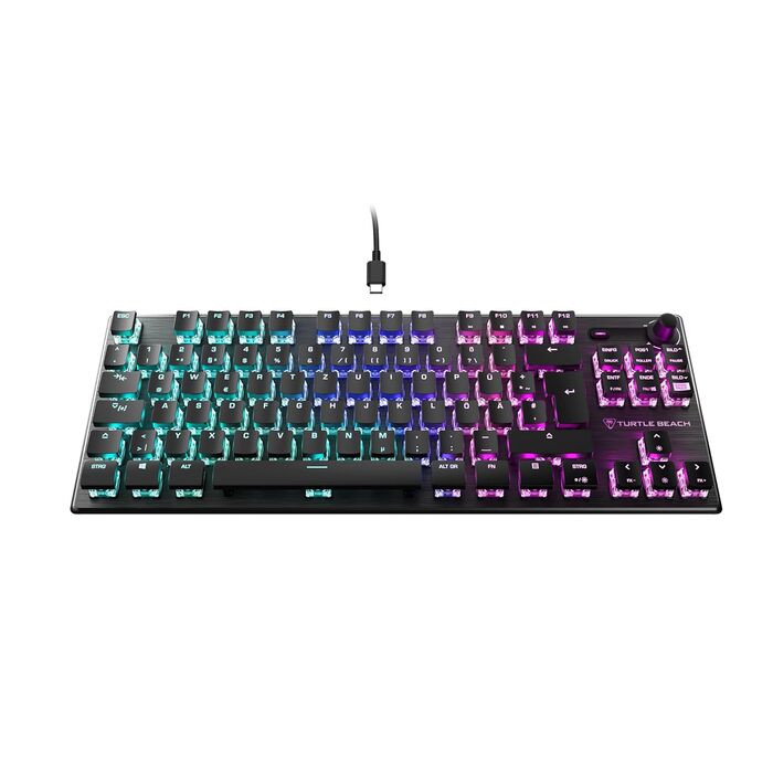 Turtle Beach Vulcan TKL – Механічна ігрова клавіатура з Titan Switch, AIMO RGB-підсвічуванням та анодованою алюмінієвою рамою