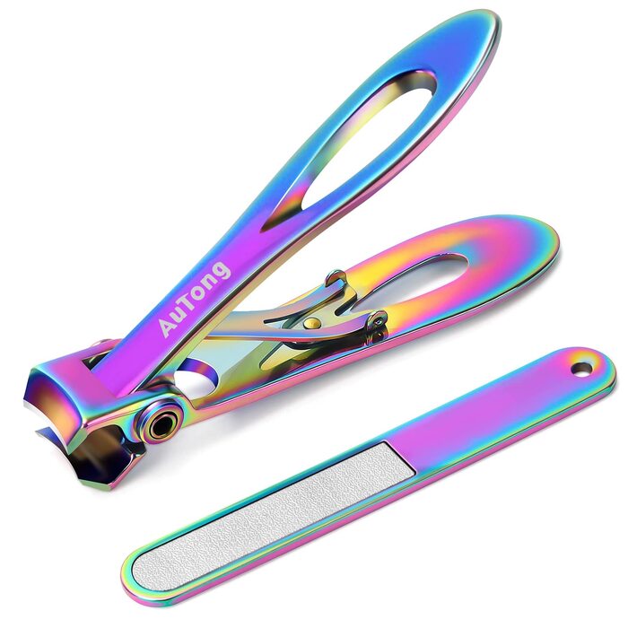 Професійний набір для стрижки нігтів для сім'ї, великий, кольоровий (радуга)