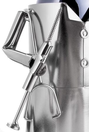 BRUBAKER Wine Bottle Holder Doctor - Metal Sculpture Bottle Stand - 20 cm - Wine Gift for Patients, Specialist Doctors, Medical Students for Studying - with Greeting Card