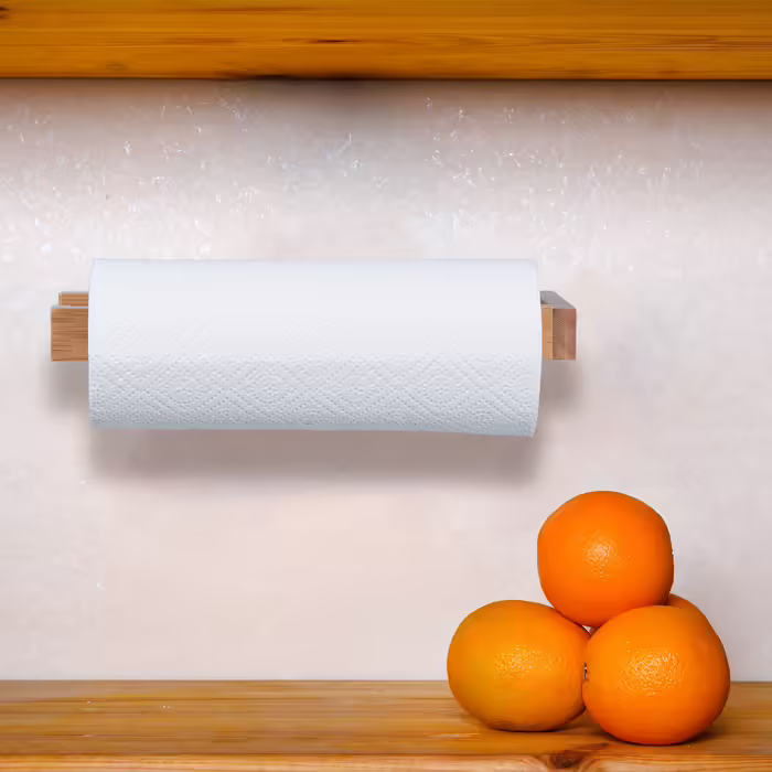 Relaxdays Kitchen Roll Holder Wall