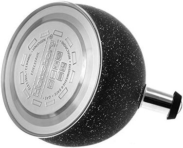 Чайник електричний Klausberg KB-7320, 2 літри, нержавіюча сталь, чорний