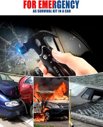 Мультитул BIBURY 12-в-1: молоток, інструменти для чоловіків, подарунок для тата, кемпінг, туризм, виживання