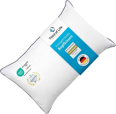 Pillow 60x70 inSPIRO from the winner of the 2022 Ergonomics Innovation Award, Best Ergonomic Sleeping Pillow, Suitable for Side Sleepers, Back Sleepers & Stomach Sleepers, Optimal Cervical Pillow 60 x 70