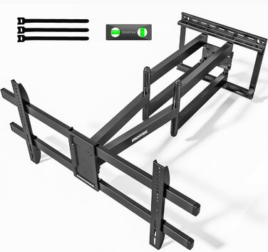 Кріплення для телевізора monTEK 1080mm для 43-90 дюймів (Flat/Curved), до 60 кг, поворотне та нахильне, VESA 800x400 mm