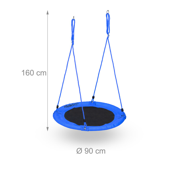 Relaxdays Round Hanging Chair 90 cm