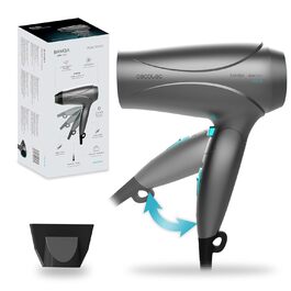 Фен Cecotec IoniCare Power&Go Kompakt: 2400 Вт, DC-двигун, іонізація, холодний струмінь, HairCare, сірий