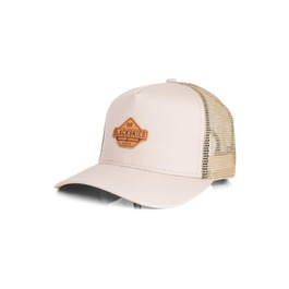 Кепка бейсболка Blackskies Essentials Trucker (бежево-коричнева) | Унісекс, сітка, для чоловіків та жінок, streetwear, outdoor, літо