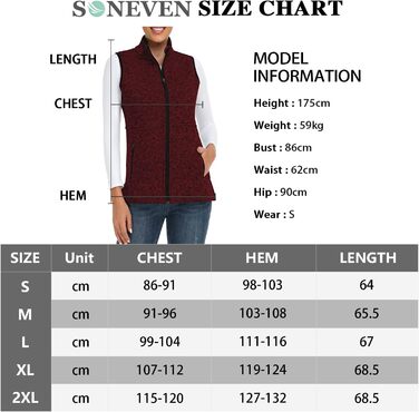 Жіноча флісова жилетка Soneven Daen Weste для бігу, походів та їзди на коні. Легка, вітрозахисна жилетка з м'якого флісу, рожевого кольору (L)