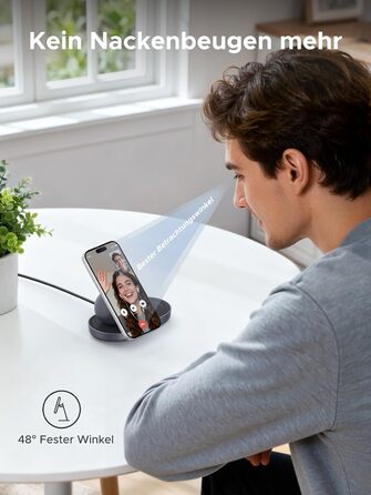 Зарядний пристрій бездротовий UGREEN 2-в-1 MagSafe 15W Qi2 для iPhone 17/16/15/14/13/12 та AirPods, кабель 1м (Чорний)