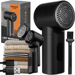 Електрична машинка для видалення катиків з одягу та светрів, USB, потужна, 6 лез