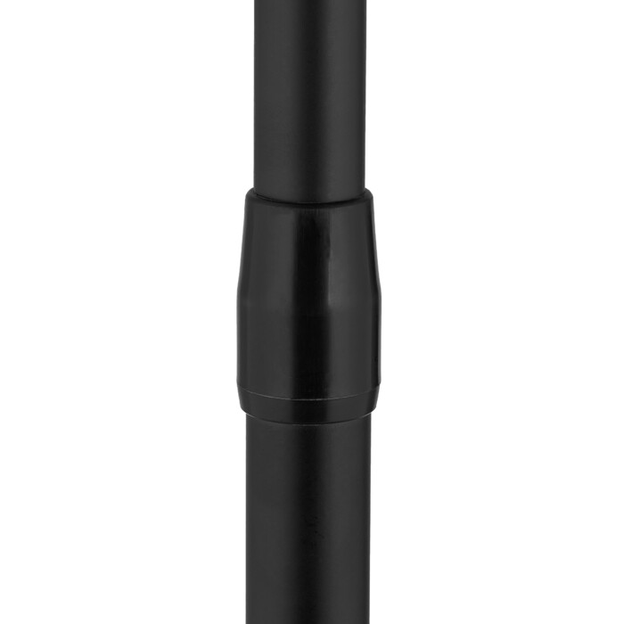 Black Extendable Telescopic Pole - Stainless Steel