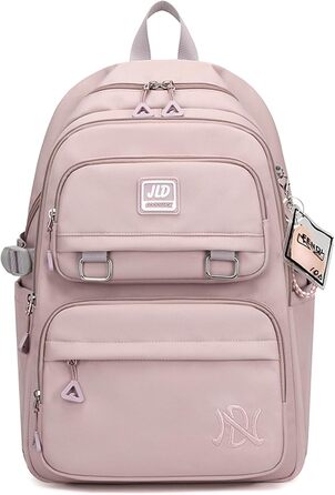 Шкільний рюкзак JANSBEN: водонепроникний, для підлітків, з відділенням для ноутбука, 30L, нейлон, фіолетовий