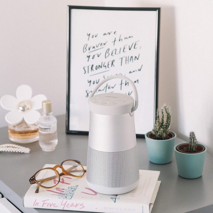 Bose SoundLink Revolve+ II Bluetooth колонка срібляста - портативна, водостійка, бездротова з тривалим часом роботи