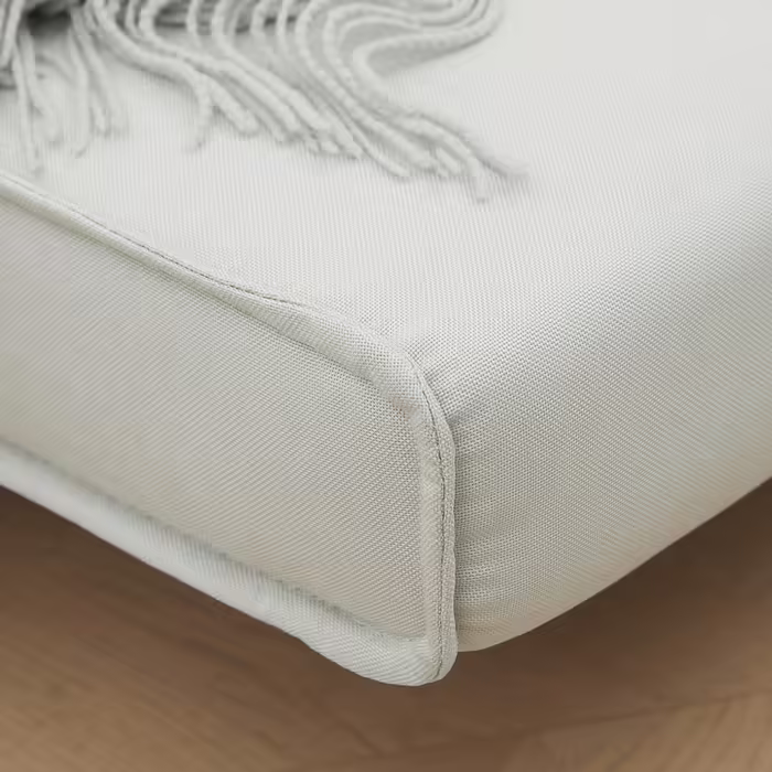 HOMCOM Sleeper Sofa, Single Sofa, Folding Sofa with Adjustable Backrest, Nordic Style, Linen-Look Fabric for Living Room & Guest Room