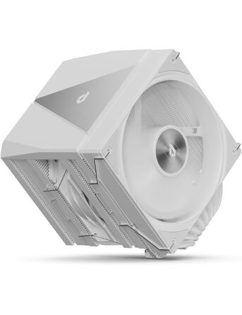 upHere UE2 Elite KC8C CPU кулер ARGB 120mm, Dual-Tower з 8 теплових трубок, TDP 280W, для процесорів AM5/AM4/AM3 Intel 1851/1700/115x/1200, тихий кулер для ПК (UE2 Elite T8-White)