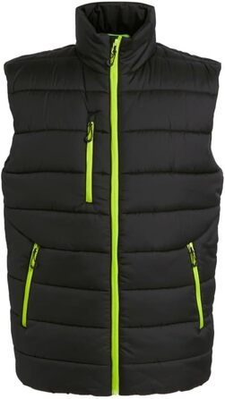 Чоловічий терможилет Regatta Professional Navigate Body Warmer, чорний/зелений, розмір 3XL