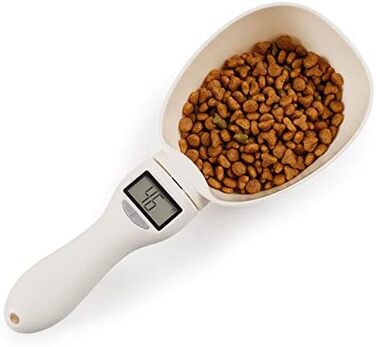 Kitchen Scale Measuring Spoons Electronic Weighing Spoon Digital Pet Food Scale Measuring Cup 800g for Baking Cooking Dog Cat Food Weighing New 2021