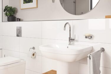 GROHE Start Soap Dish with Holder (Material: Glass/Metal, concealed mounting), chrome, 41193000