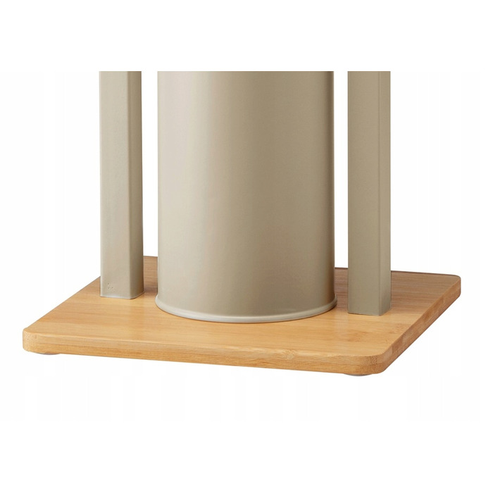 Набір для вбиральні DASTIN: тримач для йоржка та паперу, бежевий матовий