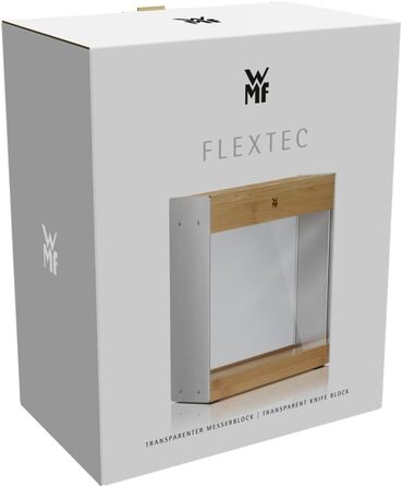 Набір для ножів WMF Flextec Cromargan, некомплектний, з бамбуковою підставкою, нержавіюча сталь