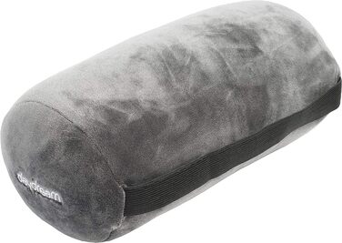 Daydream 3-in-1 Neck Pillow with Microbeads - Neck Support, Travel Pillow, and Neck Roll all in one - also for camping, Grey