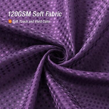 Драпіруваний душовий завіс Gibelle 183x213 см, вафельний візерунок, текстиль, фіолетовий, водонепроникний, для прання в машині