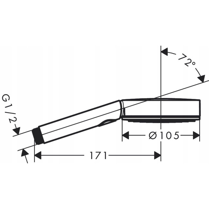 Душова лійка Hansgrohe Pulsify Select 24111000
