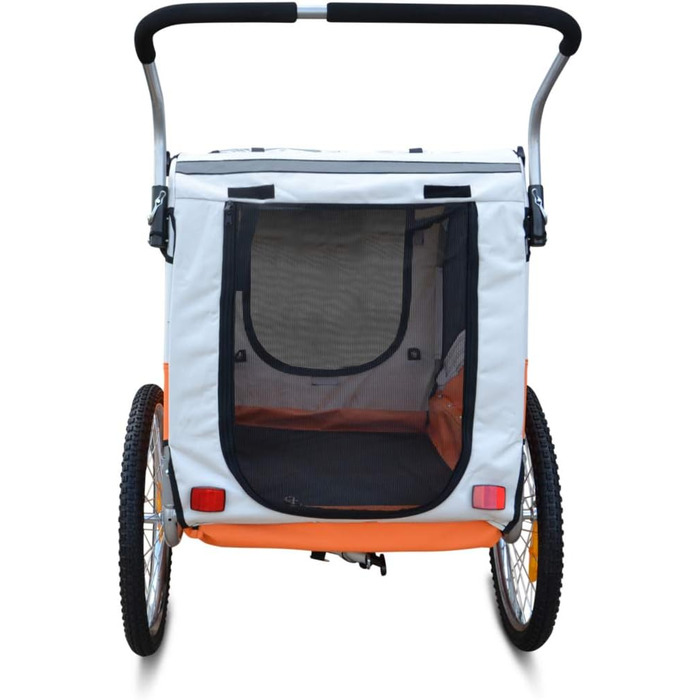 PAPILIOSHOP Причіп для собак Argo Hundeanhänger - велосипедний причіп для собак S-M-L, великий, зелений