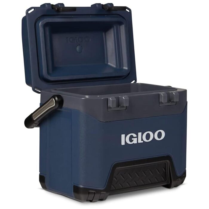 Термобокс IGLOO BMX 52 49L – надміцний охолоджувач для кемпінгу, риболовлі, фестивалів. Довго зберігає холод (Синій, 49 літрів)
