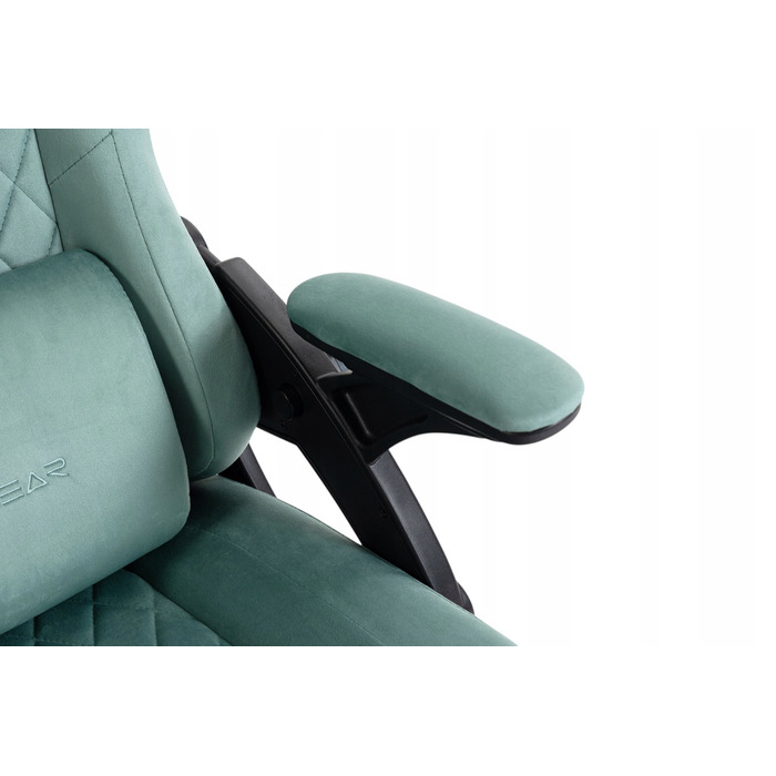 Ігрове крісло Delagear G 404, зелений вельвет, тканинне
