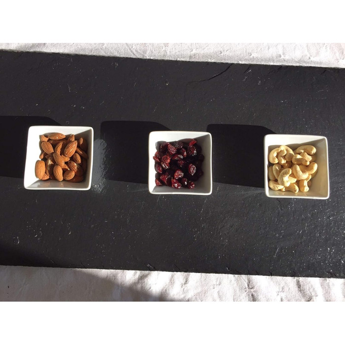 Сервувальна плита Kesper з натурального сланцю, 60x30 см, чорна