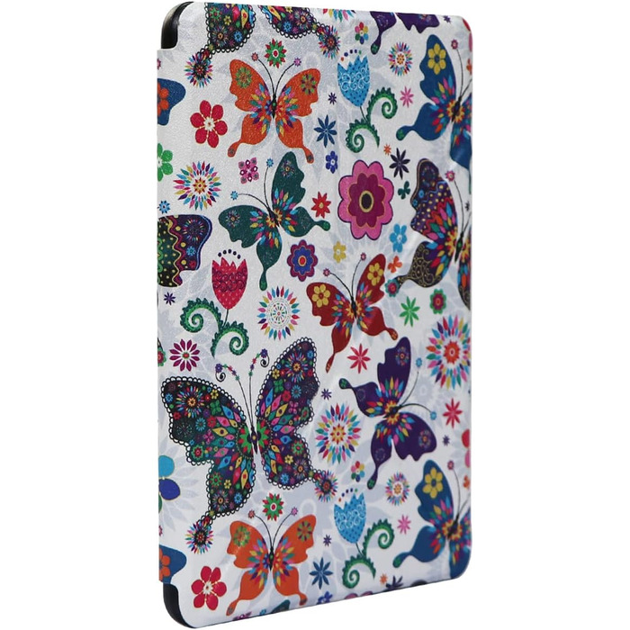 Чохол для Kindle Paperwhite (11 покоління, 2021) та Kindle Paperwhite Signature Edition - ZhaoCo, PU-шкіра, блакитно-зелений (метелик)