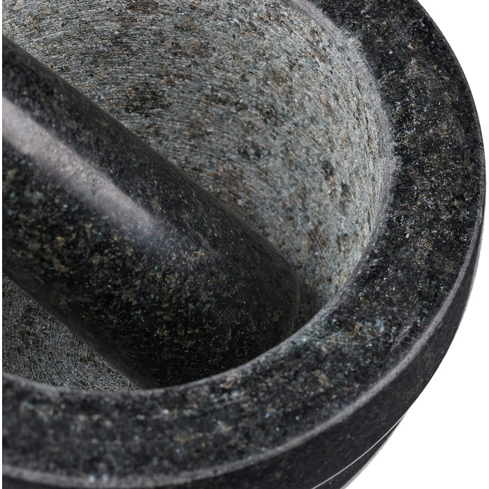 Морська гармата Relaxdays з пестиком, сірого кольору, 14 см, 400 мл - для спецій та трав