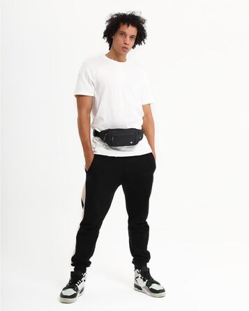 WATERFLY Поясна сумка на пояс для чоловіків та жінок: спортивна сумка на талію, сумка-шоппер, сумка на стегно для подорожей, піших прогулянок, дресирування собак, активного відпочинку на природі. Чорний, сірий колір.