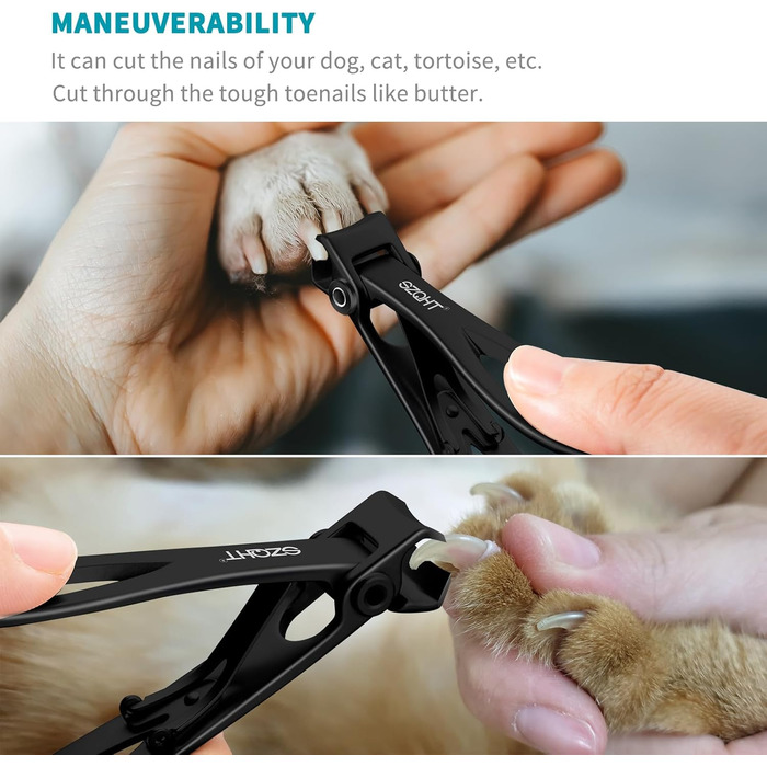 Набір для манікюру та педикюру SZQHT для товстих та врослих нігтів, чорний