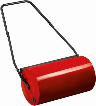 Einhell Lawn Roller GC-GR 57 (57cm width, 32cm diameter, side filling option (water and sand) with closure, adjustable dirt scraper on both sides), Red