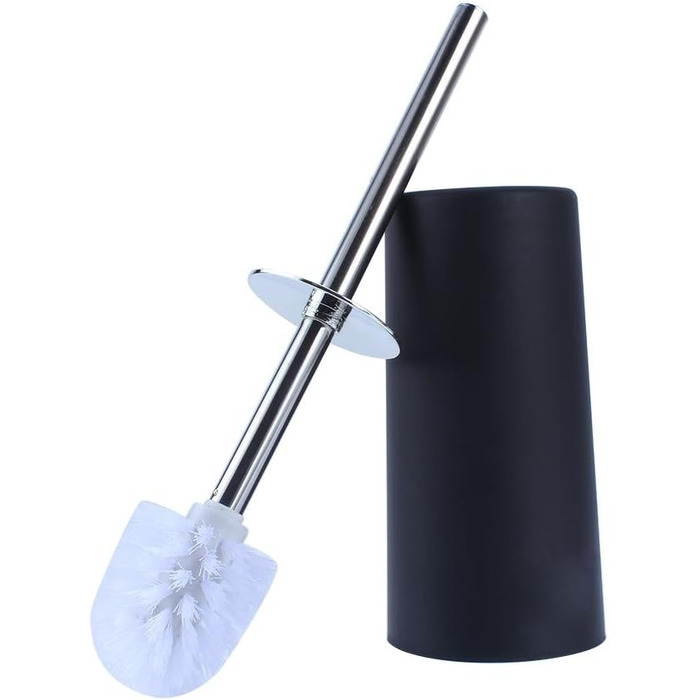 6-Piece Bathroom Set with Bin Soap Dish Dispenser Tumbler Toothbrush Holder, Plastic (black) Bathroom Set Beige
